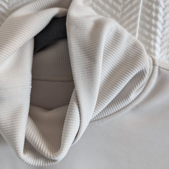 Lululemon Softstreme Turtleneck Pullover White Opal Size 4 Athleisure Neutral - Picture 7 of 15